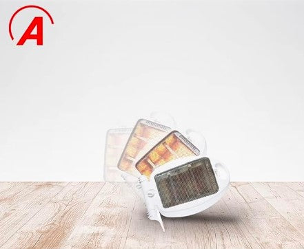 Ardes AR435C FLEXO MINI – Estufa de Cuarzo Plegable 400W/800W, Calefactor Compacto y Portátil para Habitaciones Pequeñas