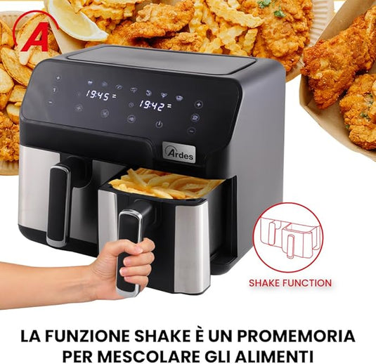 Freidora de Aire Dual Ardes Eldorada 9L - 1700W
