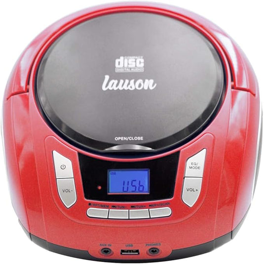 Reproductor de CD Y Radio Portátil con Bluetooth