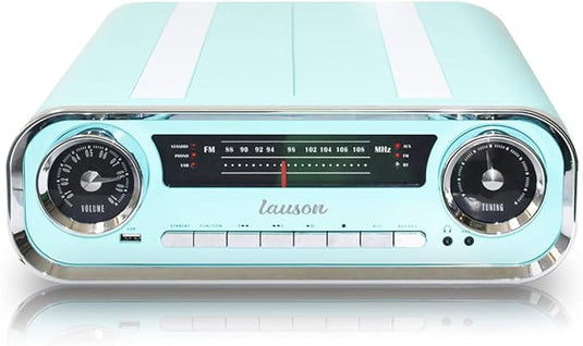 Tocadiscos Vintage Muscle Car con Bluetooth y Altavoces integrados