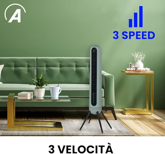 Ventilador Torre ROCKET Digital – Altura Variable y Control Remoto