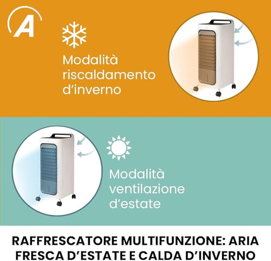 Circulador de Aire 2 en 1: Refresca y Calienta con Mando a Distancia