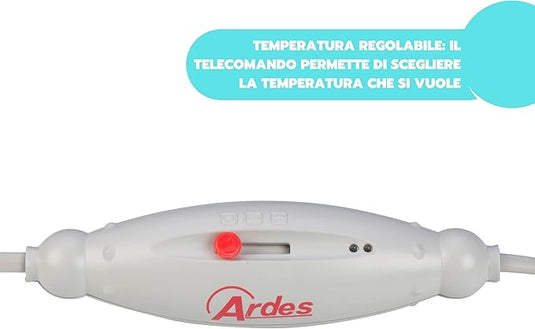 Calientacamas individual eléctrico 60W con calentador de pies integrado