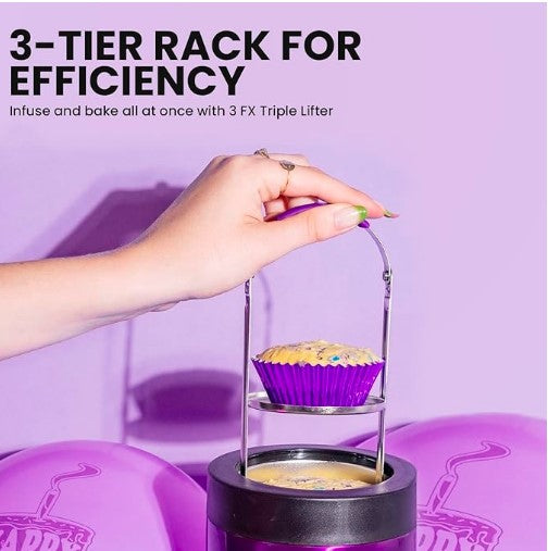 Ardent FX – Elevador Triple de Acero Inoxidable para Descarboxilación e Infusión