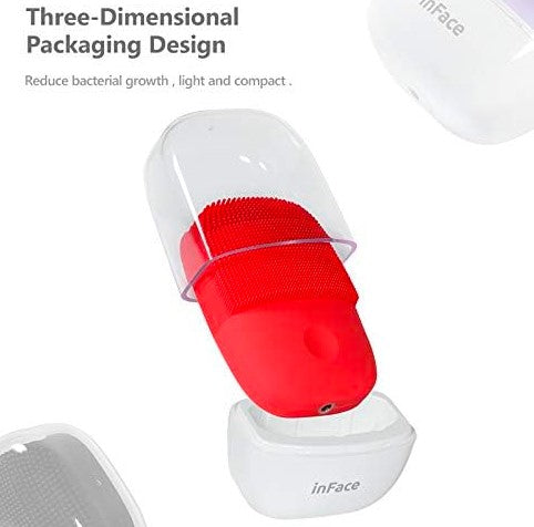 inFace Sonic Facial Device – Cepillo de Limpieza Facial Eléctrico Azul