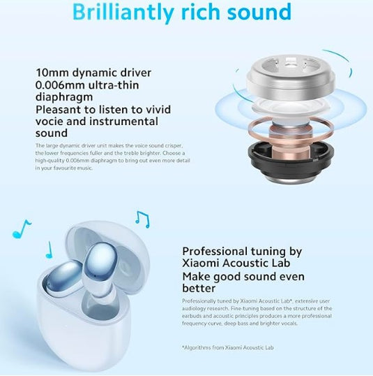 Xiaomi Redmi Buds 4 – Auriculares Bluetooth Blanco