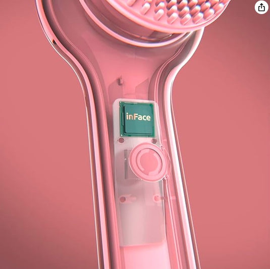 inFace SPA Massager CB-11D-GY – Masajeador Facial Rejuvenecedor de Silicona (Gris)