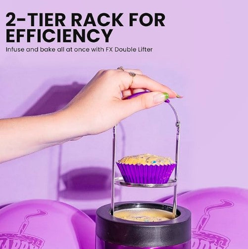 Ardent FX – Elevador Doble de Acero Inoxidable para Descarboxilación e Infusión