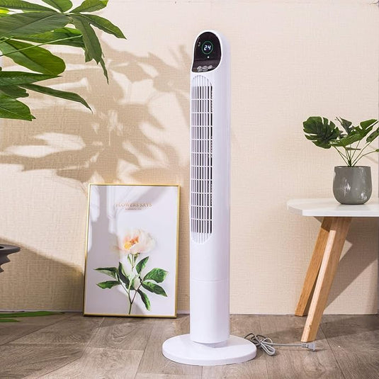 Ventilador de Torre 100 cm con Oscilación Automática y Control Remoto
