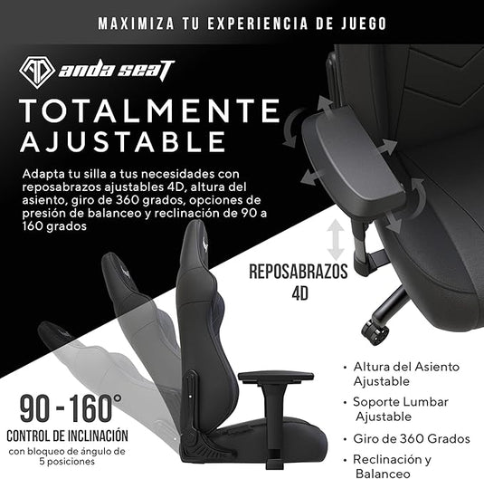 Anda Seat Dark Demon Dragon – Silla Gaming Ergonómica Grande