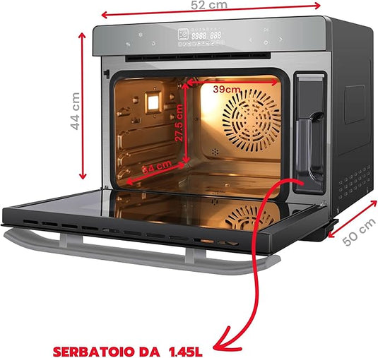 Horno Eléctrico Ventilado 31L con 9 Funciones de Cocción - MIST 400