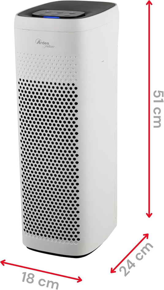 Purificador de Aire 70W PYOUR con Ionizador, Filtro HEPA y Carbón Activo