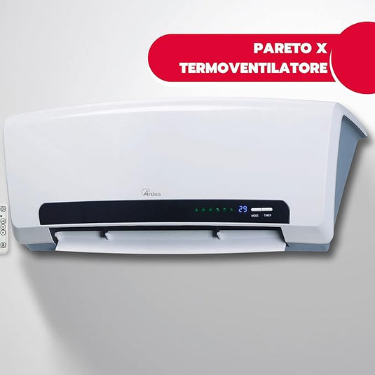 Termoventilador De Pared De Ceramica Blanco 60M3. 2000W