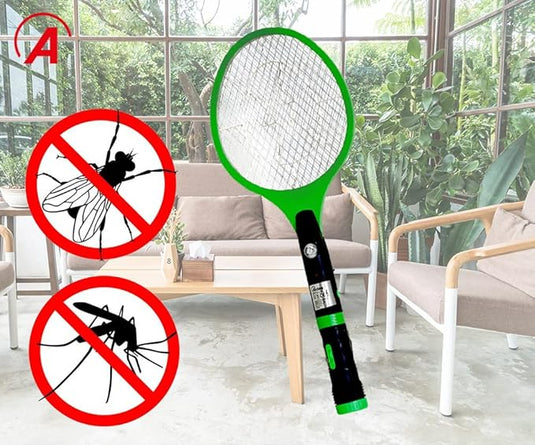 Raqueta Antimosquito Con Linterna