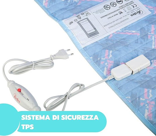 Manta Eléctrica Doble 50% Lana 2x62W 160 x 160cm