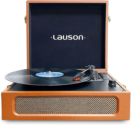 Tocadiscos de Vinilo Vintage Bluetooth con Altavoces Integrados