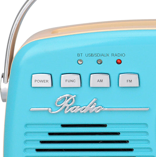 Radio Vintage Con Bluetooth Recargable | FM | USB SD