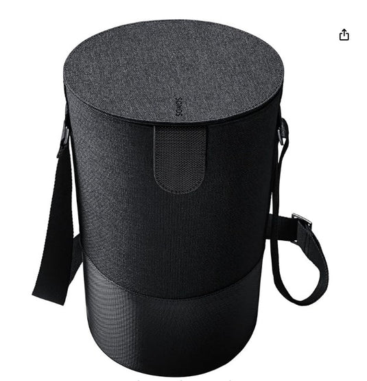 Sonos Move Travelbag – Bolsa de Viaje Negra con Compartimento para Accesorios