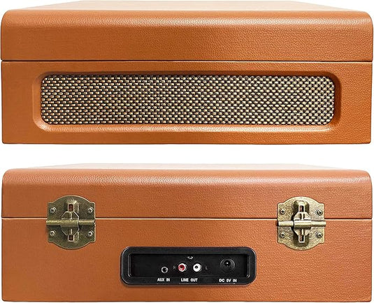 Tocadiscos de Vinilo Vintage Bluetooth con Altavoces Integrados