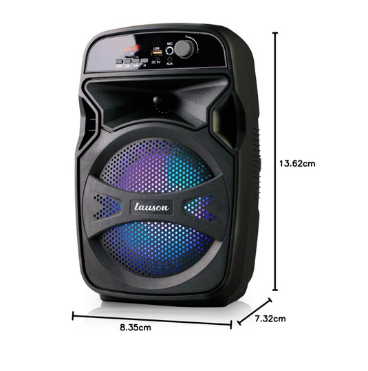 Altavoz Portátil 20W con Karaoke | Bluetooth con Lector USB/SD para MP3
