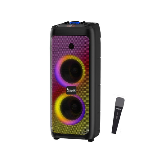 Altavoz Bluetooth Karaoke Portátil con Luces LED