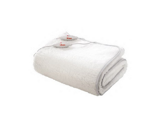 Manta Eléctrica Doble 100% Lana 2X60W