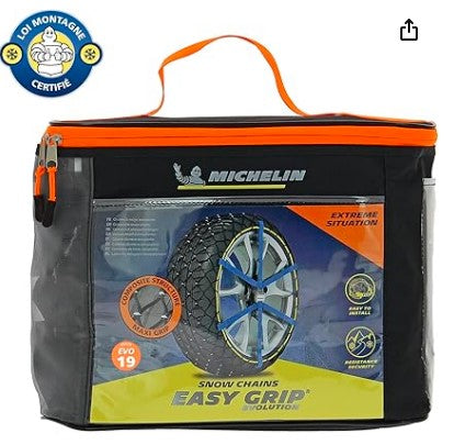 Michelin 8319 Cadenas de Nieve Compuesto para Rueda 19” – Tamaño EVO 19