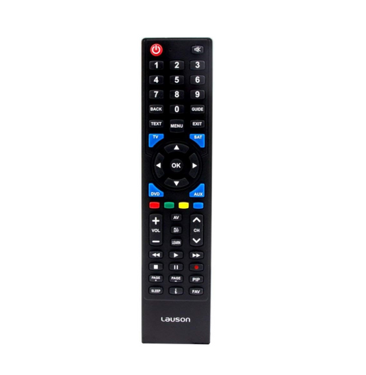 Mando Universal Tv Programable por USB Multimarca para hasta 4 Dispositivos