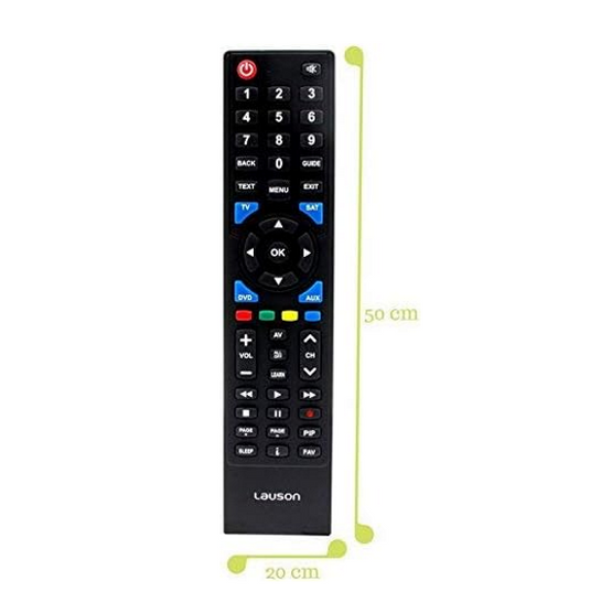 Mando Universal Tv Programable por USB Multimarca para hasta 4 Dispositivos