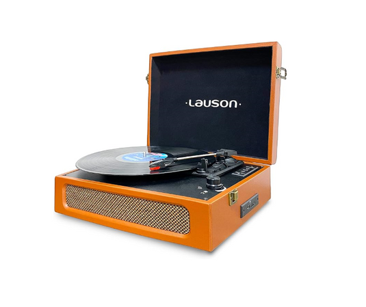 Tocadiscos de Vinilo Vintage Bluetooth con Altavoces Integrados