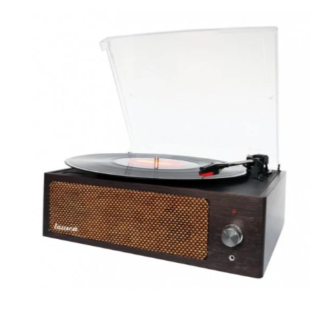 Tocadiscos Vintage Bluetooth con Altavoces y USB + Aguja de repuesto de Regalo