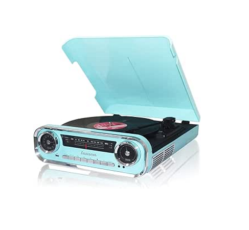 Tocadiscos Vintage Muscle Car con Bluetooth y Altavoces integrados