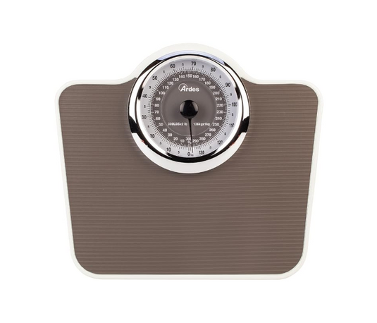 Báscula Mecánica Sin Pilas Vintage con Alfombrilla Antideslizante