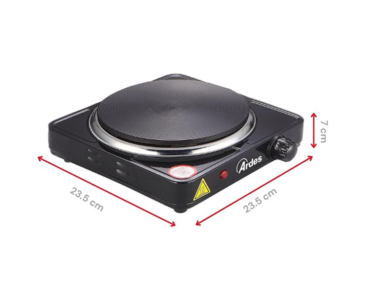 Hornillo eléctrico de 1500W Acero Pintado - Diámetro Placa 18,5