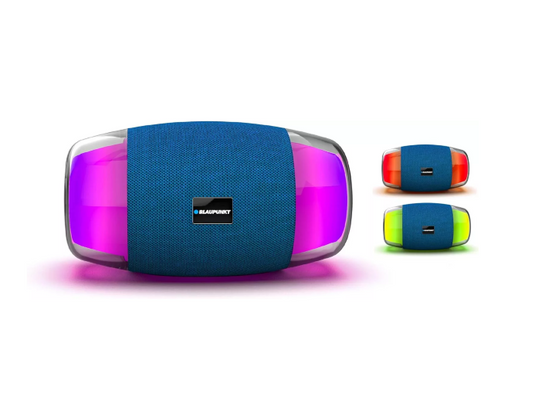 Altavoz Blaupunkt Bluetooth Luces LED y 20W