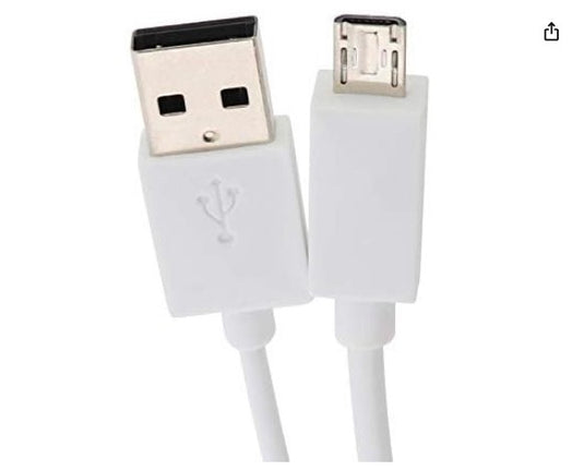 Cable USB Micro a HDMI A | 2 Metros | Color Blanco | Conexión Rápida y Estable