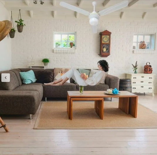 VENTILADOR DE TECHO 120CM DIAM. 5 VEL. CON LUZ