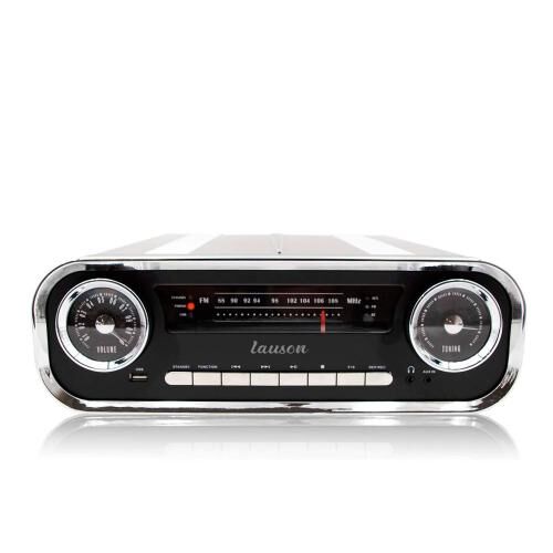 Tocadiscos Vintage Muscle Car con Bluetooth y Altavoces integrados