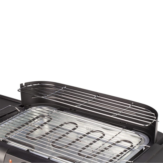 Barbacoa Eléctrica 2200W con Parrilla y Mesas Laterales