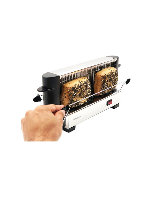 Tostadora Vertical 750W Acero Inoxidable Negra