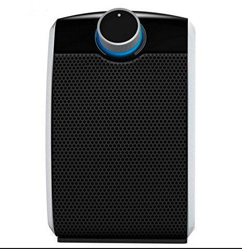 Ardes 4P09 Estufa Eléctrica Cerámica 1800W con Ventilador, Negra y Plateada para Interiores