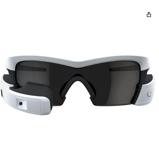 Recon Jet – Gafas Inteligentes con Pantalla Virtual, Cámara POV, GPS y Sensores Integrados, Color Blanco