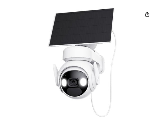 Imou Cell PT Solar Kit – Cámara de Seguridad Exterior IP Domo 3MP, WiFi con Energía Solar y Visión Nocturna