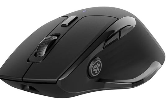 JLab JBuds Ratón Inalámbrico | Bluetooth + USB, Multidispositivo, Recargable y Ergonómico