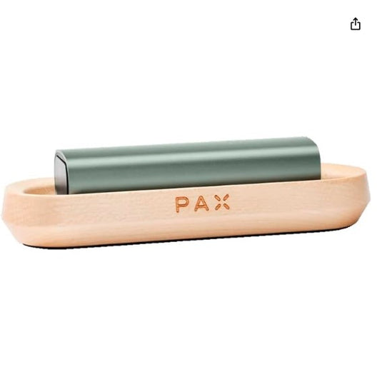 Base de Carga PAX para Vaporizadores – Compatible con PAX 2, PAX 3, PAX Mini y Plus, Madera de Arce