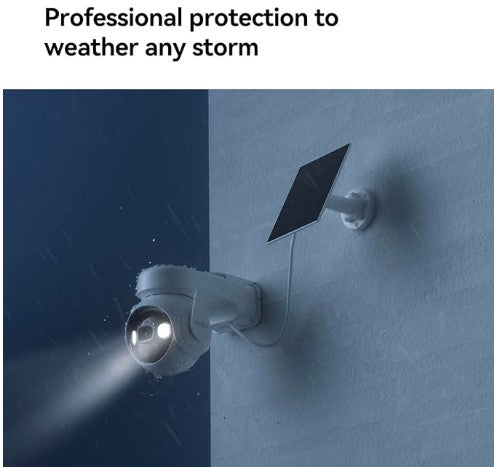 Imou Cell PT Solar Kit – Cámara de Seguridad Exterior IP Domo 3MP, WiFi con Energía Solar y Visión Nocturna