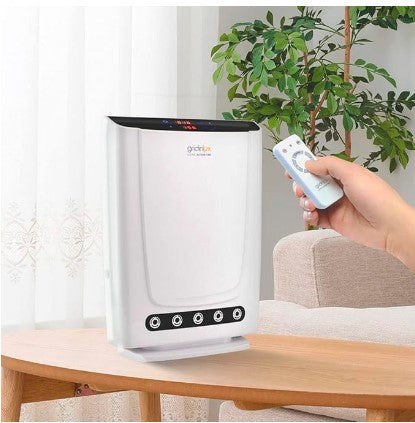 Gridinlux Generador de Ozono Action 1300 | Purificador de Aire y Agua | Control Remoto | Hasta 1300 m² | Potencia y Tiempo Regulables | 14 W