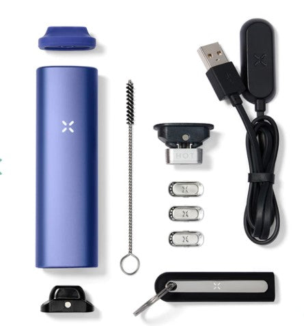PAX Plus Periwinkle JGoldcrown Vaporizer for Herbs and Concentrates | Pax Labs