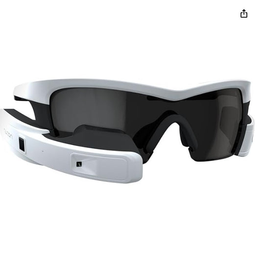 Recon Jet – Gafas Inteligentes con Pantalla Virtual, Cámara POV, GPS y Sensores Integrados, Color Blanco