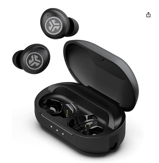 JLab JBuds Air Pro | Auriculares Inalámbricos con Tile, Bluetooth Multipoint, Estuche de Carga y Sonido EQ3 Personalizado